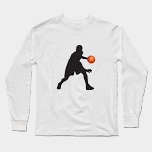 Basketball (in black) Long Sleeve T-Shirt